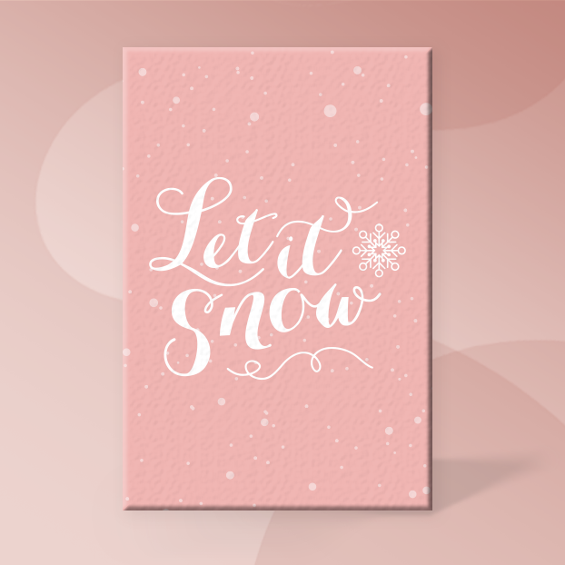 Picture of Let it Snow Canvas Print
