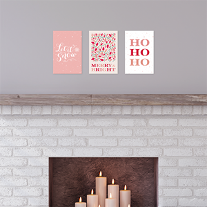 Picture of 2023 Pink Christmas Canvas Print Collection