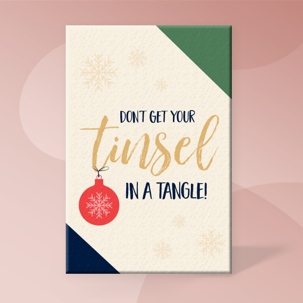 Picture of Tangled Tinsel Canvas Print